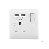 BG 821U Single USB Socket