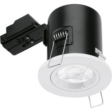 Aurora Enlite FD101W Fixed Fire-Rated Acoustic Downlight White Aurora Enlite FD101W Fixed Fire-Rated Acoustic Downlight White