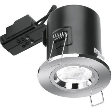 Aurora Enlite FD101PC Fixed Fire-Rated Acoustic Downlight Polished Chrome Aurora Enlite FD101PC Fixed Fire-Rated Acoustic Downlight Polished Chrome