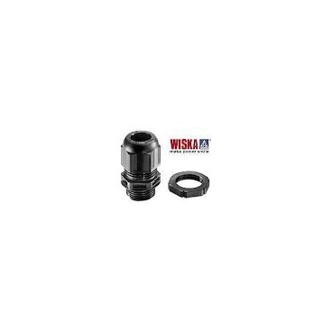 WISKA 20mm Stuffing Gland Black c/w Locknut WISKA 20mm Stuffing Gland Black c/w Locknut