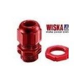 WISKA 20mm Stuffing Gland Red c/w Locknut