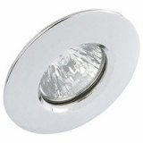 Aurora AU-DLM411PC IP65 Polished Chrome Die-Cast Aluminium Mains Voltage Fixed Showerlight