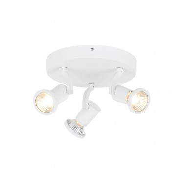 Wolsey Triple Plate 3x35W GU10 Spotlight White Wolsey Triple Plate 3x35W GU10 Spotlight White