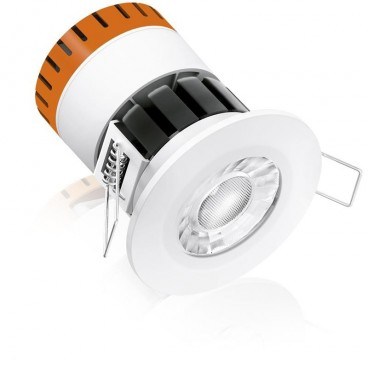 Aurora EN-DE8/40 Enlite 8w Fixed Dimmable Fire-Rated Downlight Cool White Aurora EN-DE8/40 Enlite 8w Fixed Dimmable Fire-Rated Downlight Cool White