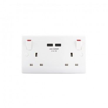BG 822U3 USB Nexus Double Sockets c/w 2 x 3.1A BG 822U3 USB Nexus Double Sockets c/w 2 x 3.1A