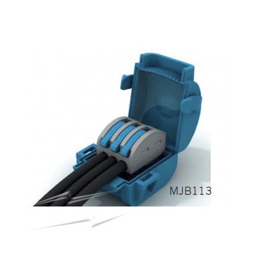 Wiska MJB113 Shellbox c/w 2 Mini Gel filled 32A Terminals Wiska MJB113 Shellbox c/w 2 Mini Gel filled 32A Terminals