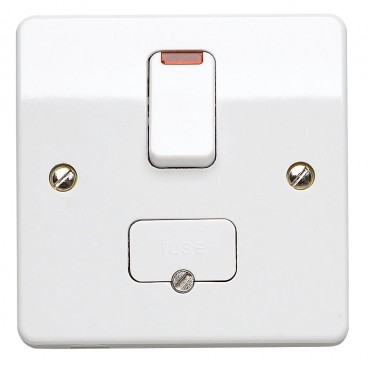 MK K370WHI Logic Plus Connection Unit DP Switched Fuse Neon c/w Base Flex Outlet 13A (White) MK K370WHI Logic Plus Connection Unit DP Switched Fuse Neon c/w Base Flex Outlet 13A (White)