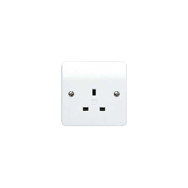 MK K780WHI Logic Plus Socket 1 Gang unswitched Flush 13A (White) MK K780WHI Logic Plus Socket 1 Gang unswitched Flush 13A (White)