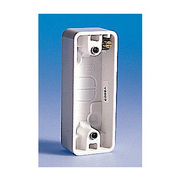 MK K2151WHI Logic Plus Box 1 Gang Architrave surface 87x33x16MM (White) MK K2151WHI Logic Plus Box 1 Gang Architrave surface 87x33x16MM (White)