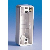 MK K2151WHI Logic Plus Box 1 Gang Architrave surface 87x33x16MM (White)