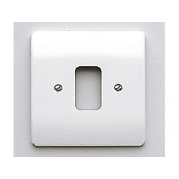 MK K3631WHI Grid Plus Front Plate 1 Module 86x86mm (White) MK K3631WHI Grid Plus Front Plate 1 Module 86x86mm (White)